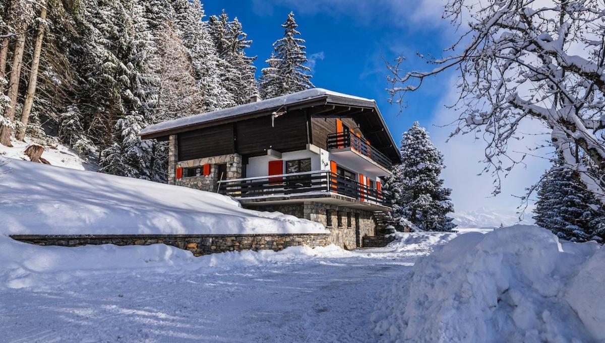 Chalet Familial Les Girolles Aux Portes D'Anzere Arbaz Bagian luar foto