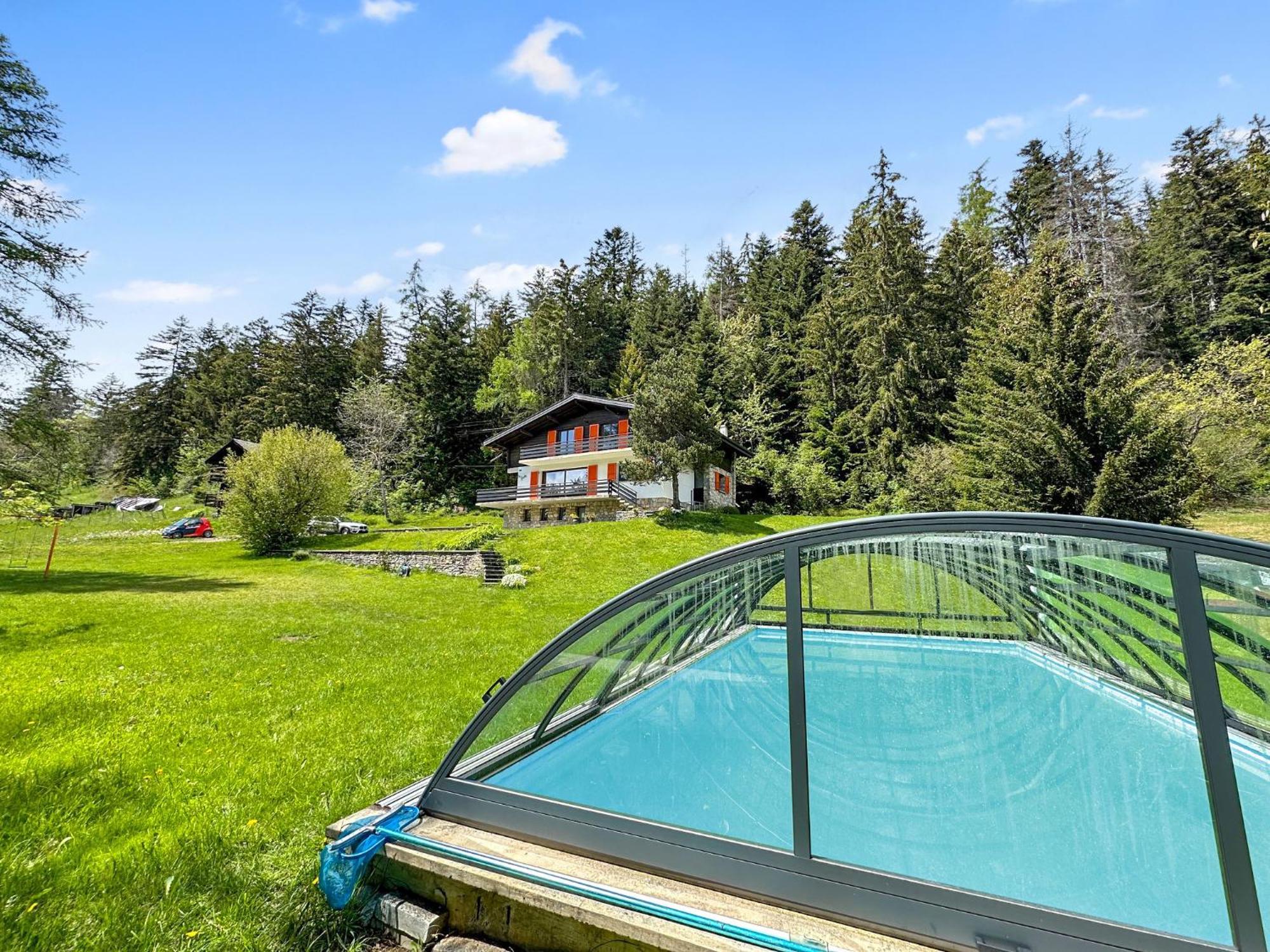 Chalet Familial Les Girolles Aux Portes D'Anzere Arbaz Bagian luar foto